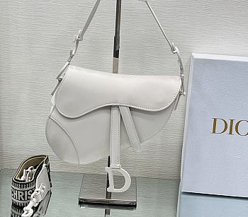 	 Bagsaaa Dior Saddle White - 25.5 x 20 x 6.5 cm