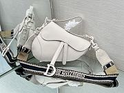 	 Bagsaaa Dior Saddle White - 25.5 x 20 x 6.5 cm - 5
