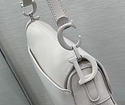 	 Bagsaaa Dior Saddle White - 25.5 x 20 x 6.5 cm - 4