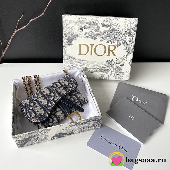 Bagsaaa Dior Chain Belt Oblique Bag - 11×8CM - 1
