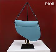 Bagsaaa Dior Saddle Blue Leather and coloful harrdware - 25.5 x 20 x 6.5 cm  - 4