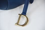 Bagsaaa Dior Saddle Ombre Blue Leather -  25.5 x 20 x 6.5 cm - 6