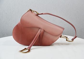 	 Bagsaaa Dior Saddle Ombre Red Leather - 25.5 x 20 x 6.5 cm