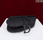 	 Bagsaaa Dior All Black Saddle Bag - 25.5 x 20 x 6.5 cm - 6