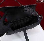 	 Bagsaaa Dior All Black Saddle Bag - 25.5 x 20 x 6.5 cm - 2