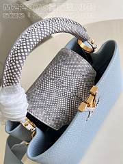 Bagsaaa Louis Vuitton Capucines BB Taurillon and Snake handle - 27 x 18 x 9cm - 3