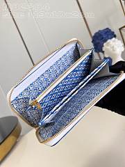 Bagsaaa Louis Vuitton Zippy Wallet Blue - M82385 - 19.5 x 10.5 x 2.5 cm - 3