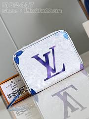 Bagsaaa Louis Vuittton Zippy Coin Purse Blue - M82417 - 11cm - 1