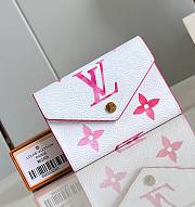 Bagsaaa Louis Vuitton Victorine Pink Wallet - M82406 - 12x9cm - 1