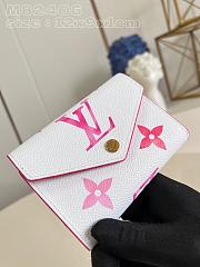 Bagsaaa Louis Vuitton Victorine Pink Wallet - M82406 - 12x9cm - 4