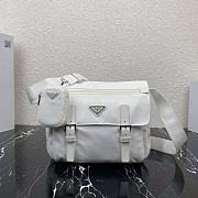 	 Bagsaaa Prada Re-Nylon white shoulder bag - 27x20.5x12cm - 1
