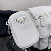 	 Bagsaaa Prada Re-Nylon white shoulder bag - 27x20.5x12cm - 6