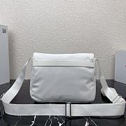 	 Bagsaaa Prada Re-Nylon white shoulder bag - 27x20.5x12cm - 2