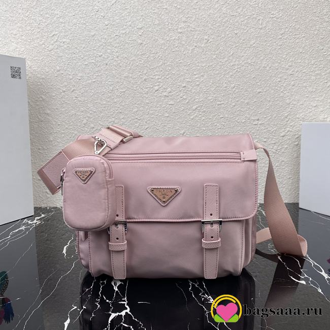 	 Bagsaaa Prada Re-Nylon pink shoulder bag - 27x20.5x12cm - 1