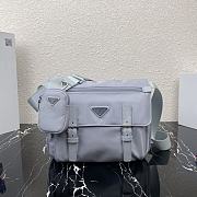 	 Bagsaaa Prada Re-Nylon light blue shoulder bag - 27x20.5x12cm - 1