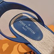 	 Bagsaaa Louis Vuitton Blue Wedge - 5