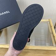 	 Bagsaaa Chanel Black Wedge Sandals - 6