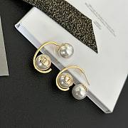 Bagsaaaa Dior Montaigne With Pearl Earrings - 5
