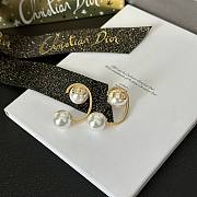 Bagsaaaa Dior Montaigne With Pearl Earrings - 3