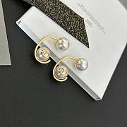 Bagsaaaa Dior Montaigne With Pearl Earrings - 2