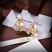 Bagsaaa Dior Crystal Montaigne CD Stud Earrings - 5