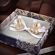 Bagsaaa Dior Crystal Montaigne CD Stud Earrings - 4