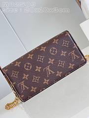 Bagsaaa Louis Vuitton Lily wallet on chain monogram - 20.5x10x3.5cm - 6