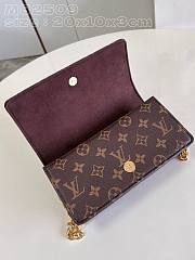 Bagsaaa Louis Vuitton Lily wallet on chain monogram - 20.5x10x3.5cm - 3