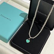Bagsaaa Tiffany&Co Blue Heart Necklace - 3
