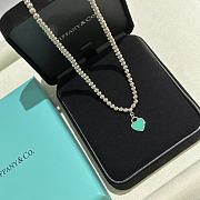 Bagsaaa Tiffany&Co Blue Heart Necklace - 5
