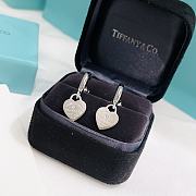 Bagsaaa Tiffany&Co Heart Silver Earrings - 5