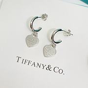 Bagsaaa Tiffany&Co Heart Silver Earrings - 4