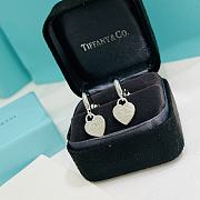 Bagsaaa Tiffany&Co Heart Silver Earrings - 2