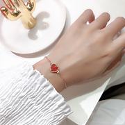 Bagsaaa Van Cleef & Arpels Red Heart Bracelet - 5