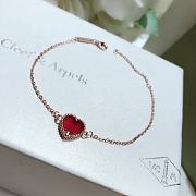 Bagsaaa Van Cleef & Arpels Red Heart Bracelet - 2