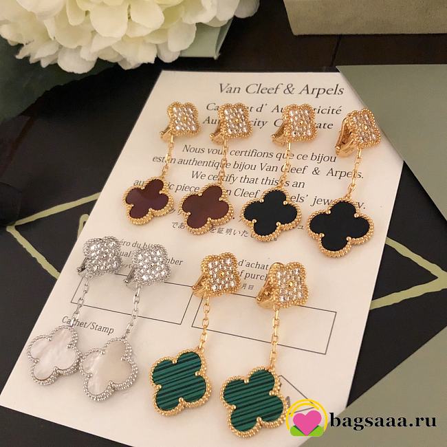 Bagsaaa Van Cleef & Arpels Alhambra Earrings 2 motif  - 1