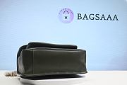 Bagsaaa YSL Nikki Bag In Lambskin Green - H20 x W28 x D8.5 cm - 3