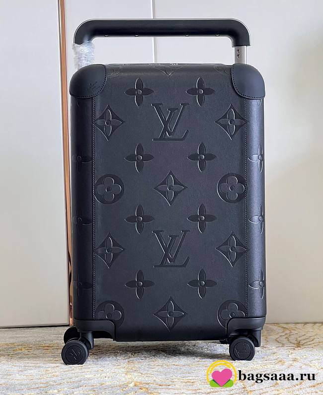 Bagsaaa Louis Vuitton Horizon 55 Black Monogram Empreinte Giant leather - M46115 - 38 x 55 x 21cm - 1