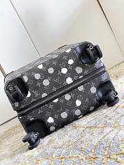 Bagsaaa Louis Vuitton  LV x YK Horizon 55 Black and silver Rolling Luggage - M10122  - 3