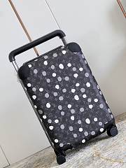 Bagsaaa Louis Vuitton  LV x YK Horizon 55 Black and silver Rolling Luggage - M10122  - 4