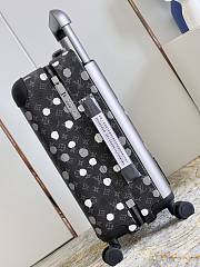 Bagsaaa Louis Vuitton  LV x YK Horizon 55 Black and silver Rolling Luggage - M10122  - 5