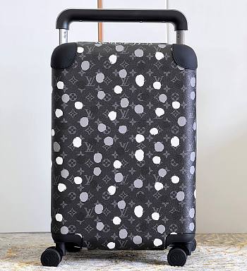 Bagsaaa Louis Vuitton  LV x YK Horizon 55 Black and silver Rolling Luggage - M10122 