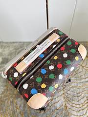 Bagsaaa Louis Vuitton LV x YK Horizon 55 Monogram canvas 3D Painted Dots Rolling Luggage - M10118 - 2