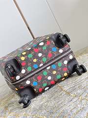 Bagsaaa Louis Vuitton LV x YK Horizon 55 Monogram canvas 3D Painted Dots Rolling Luggage - M10118 - 3