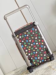 Bagsaaa Louis Vuitton LV x YK Horizon 55 Monogram canvas 3D Painted Dots Rolling Luggage - M10118 - 6