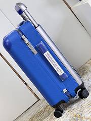 Bagsaaa Louis Vuitton Rolling Luggage Horizon 55 Blue Monogram - 6