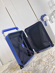 Bagsaaa Louis Vuitton Rolling Luggage Horizon 55 Blue Monogram - 5