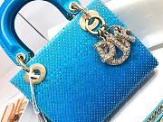 Bagsaaa Dior Lady Mini Blue - 17cm - 2