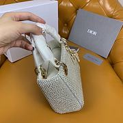 Bagsaaa Dior Mini Lady White Resin Pearl - 17cm - 4