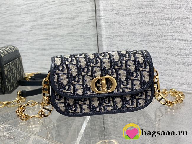 Bagsaaa Dior Montaigne Messenger Oblique Bag - 18*4.5*10cm - 1